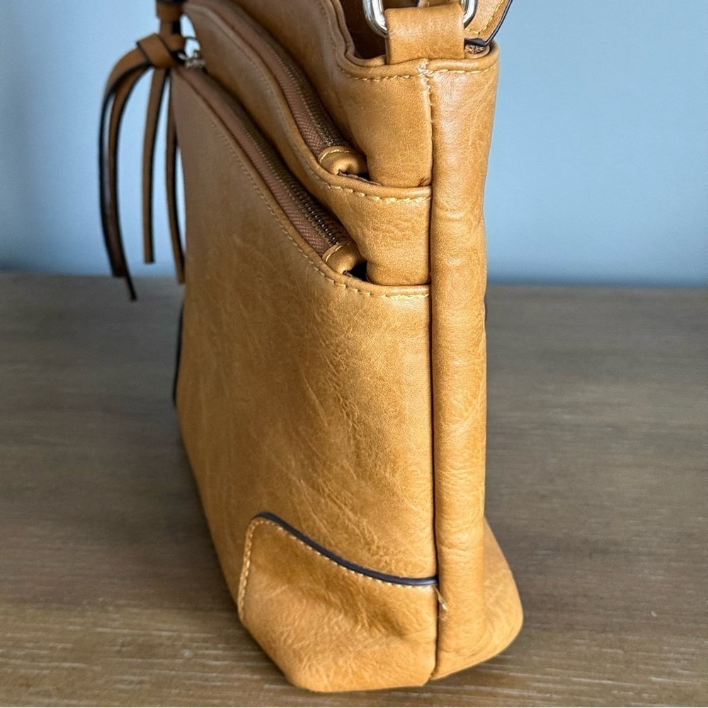 Tan Shoulder Crossbody Bag - Picture 2 of 11